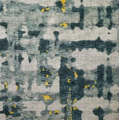 Dalyn Urban Abstract Brisbane Gold 5'X8' Area Rug with Yellow Accents