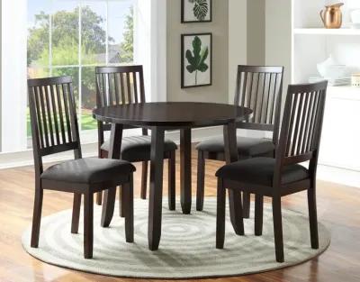 Steve Silver Yorktown Espresso 5-Piece Dining Set