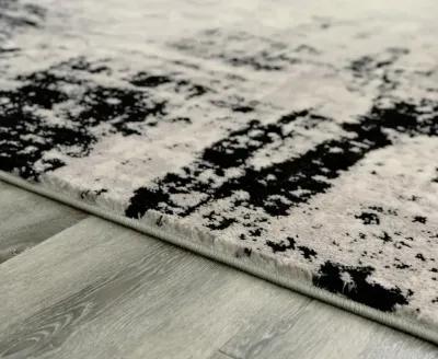 Ashley Zekeman Large Rug Black/Cream/Gray Signature Design