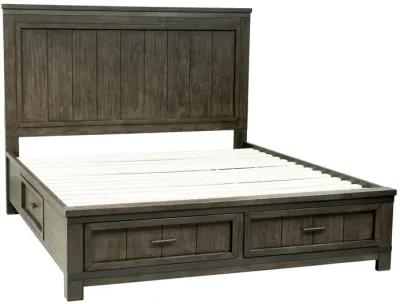 Liberty Furniture Complete Queen Bedroom Set Two-Sided Storage Bed, Dresser, Mirror & Chest Thornwood Hills