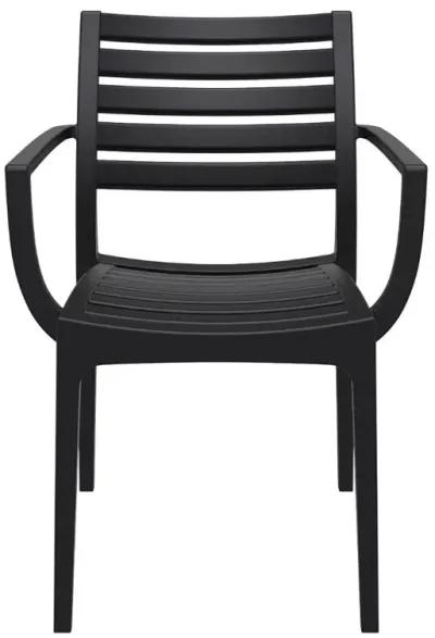 Compamia Artemis Outdoor Dining Arm Chair Black