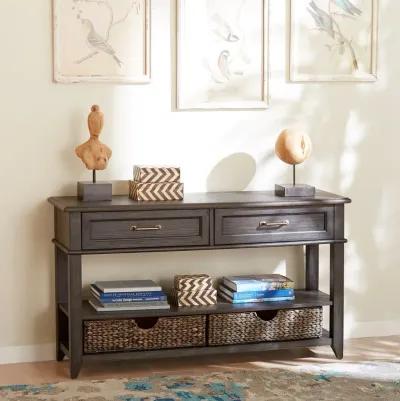 Liberty Furniture Mill Creek Peppercorn Sofa Table