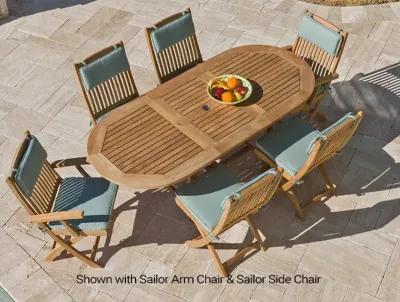 OUTDOOR FAMILY OVAL SMALL EXPANSION TABLE