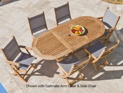 OUTDOOR FAMILY OVAL SMALL EXPANSION TABLE