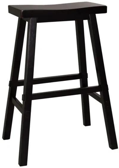 Creations Sawhorse Black 30 Inch Bar Stool