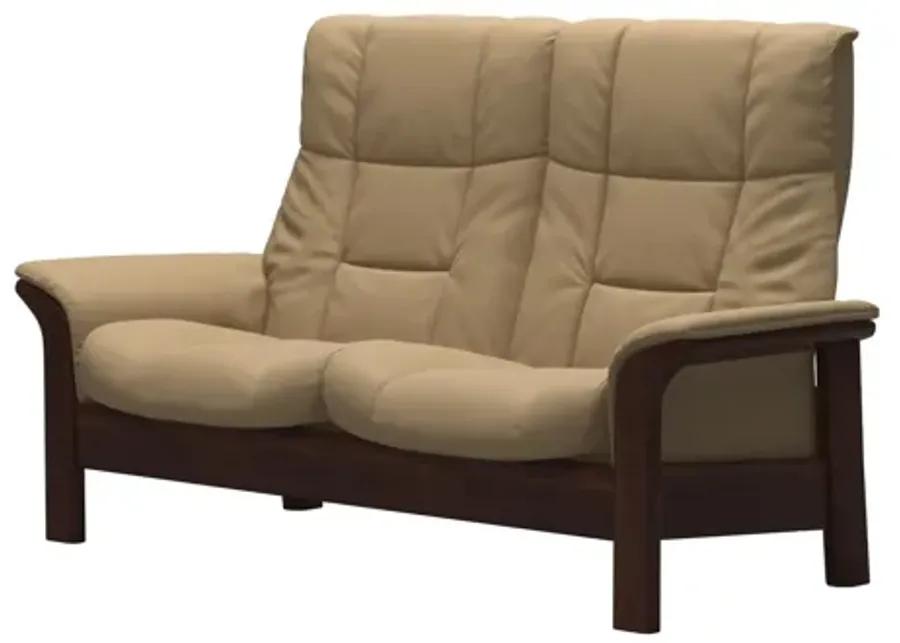 BUCKINGHAM HIGH 2 SEAT LVST PALOMA SAND BROWN FINISH