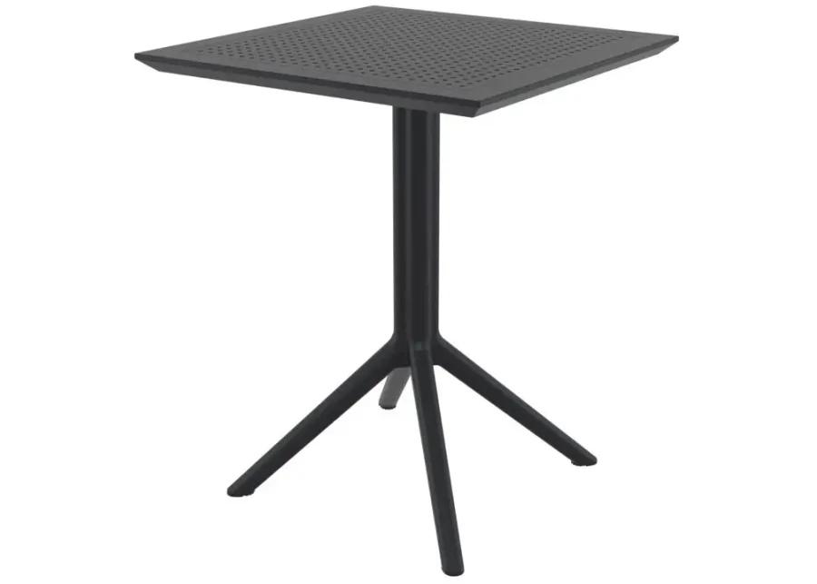 SKY SQUARE FOLDING TABLE 24" BLACK