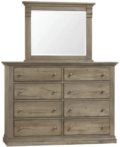 Vaughan-Bassett Carlisle Natural Grey Corbel Mirror