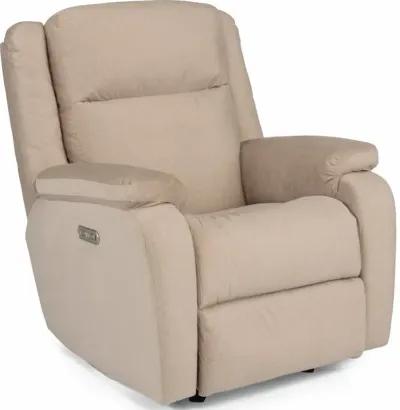 Flexsteel Magnus Oat Power Rocking Recliner with Power Headrest