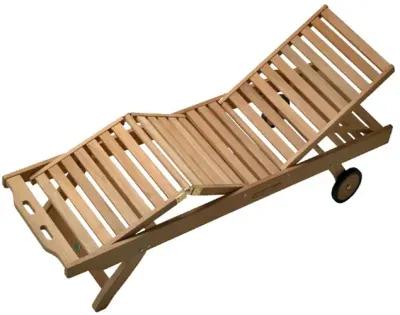 Royal Teak Sunbed Outdoor Lounge Chair