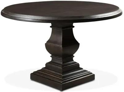 NIMES 60IN VINTAGE BROWN ROUND DINING TABLE