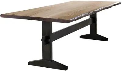 Coaster Bexley 90 Inch Live Edge Dining Table Natural Honey