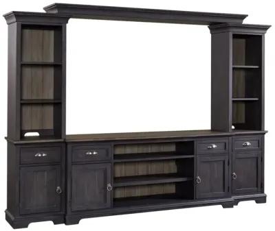 Liberty Furniture Ocean Isle Slate Entertainment Center with Piers