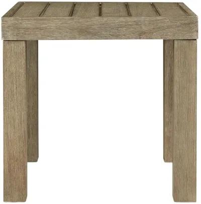 Ashley Silo Point Outdoor End Table Brown Signature Design