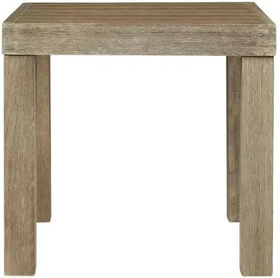 Ashley Silo Point Outdoor End Table Brown Signature Design