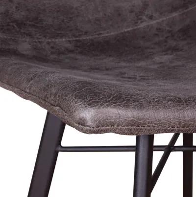 Home Trends Design Sam Counter Stool in Charcoal