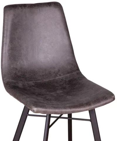 Home Trends Design Sam Counter Stool in Charcoal