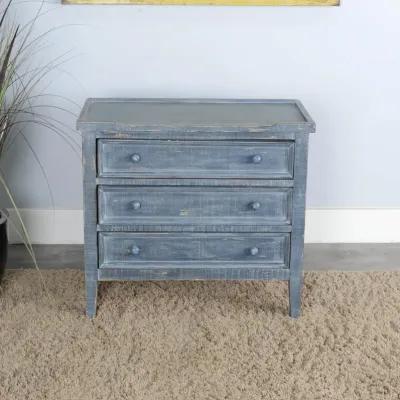 Sunny Designs Marina Ocean Blue 26 Inch End Table