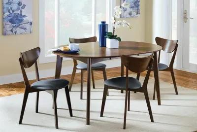 Coaster Jedda Wood Dining Side Chair Dark Walnut