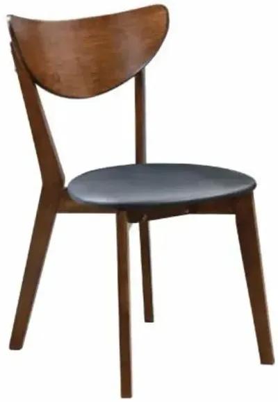 Coaster Jedda Wood Dining Side Chair Dark Walnut