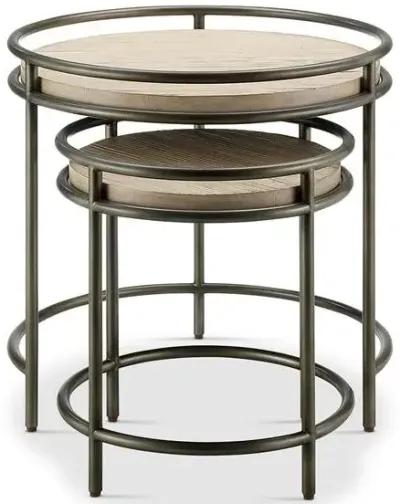 WOOD NESTING END TABLE - CENA