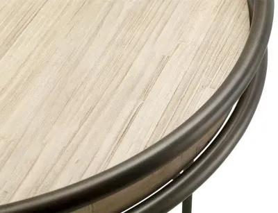 WOOD NESTING END TABLE - CENA