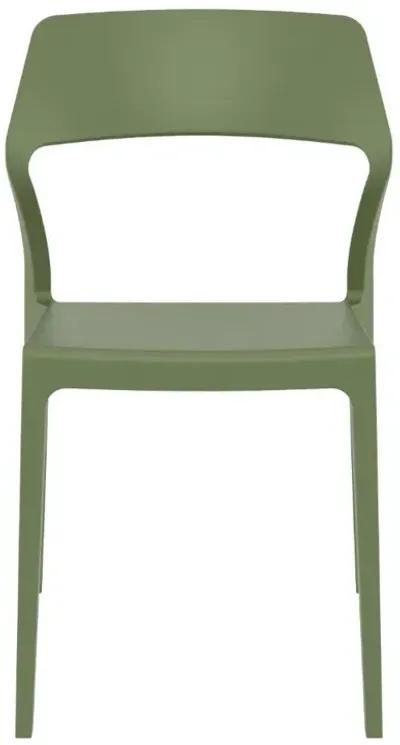 Snow Dining Chair Olive Green