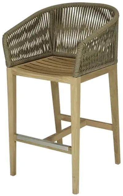 Royal Teak Malibu Outdoor Bar Chair Desert Sand