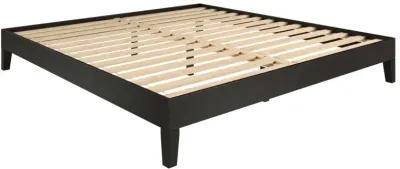 NIX KING PLATFORM BED BLACK