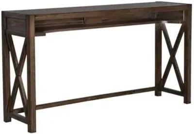 Liberty Furniture Lennox Medium Brown Console Bar Table