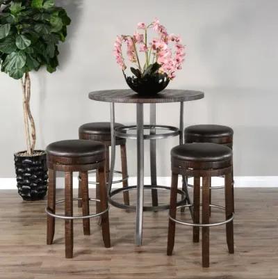 Sunny Designs Homestead Tobacco Leaf Pub Table