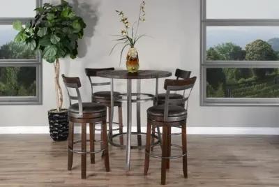 Sunny Designs Homestead Tobacco Leaf Pub Table