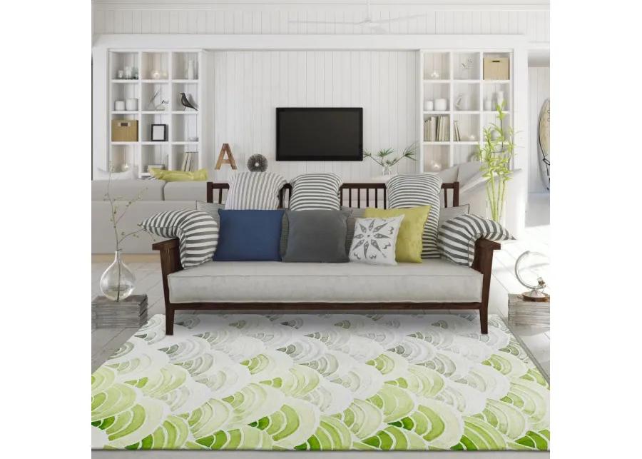 SEABREEZE LIME-IN 5'X8' AREA RUG