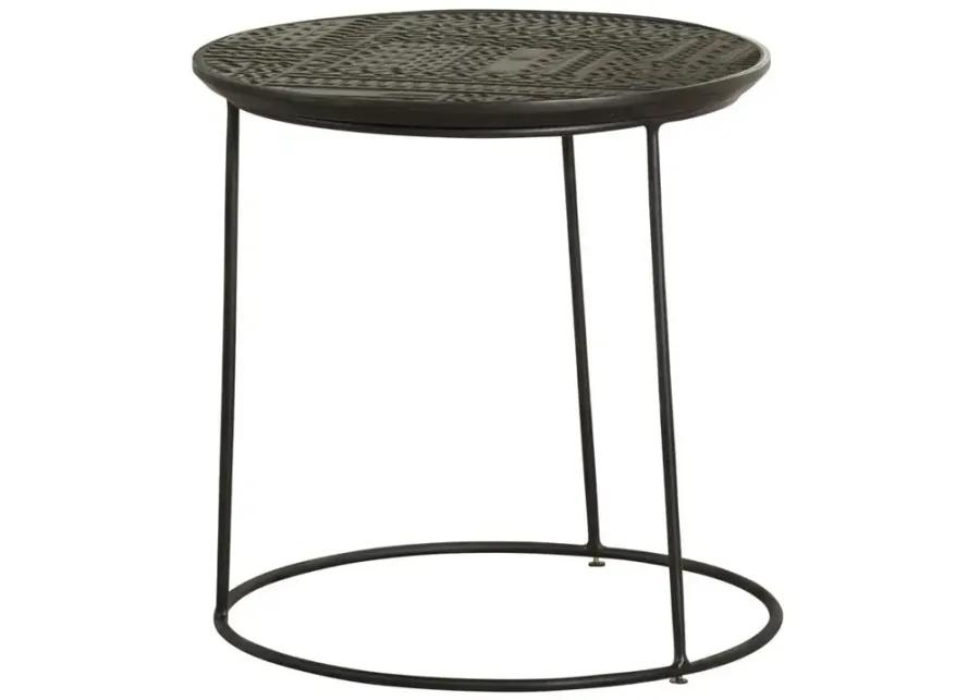 2PC NESTING TABLES MATTE BLACK