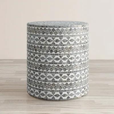 Jofran Capri Large Accent Table Grey Tribal