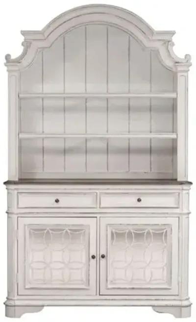 MAGNOLIA MANOR HUTCH CHEST - ANTIQUE WHITE