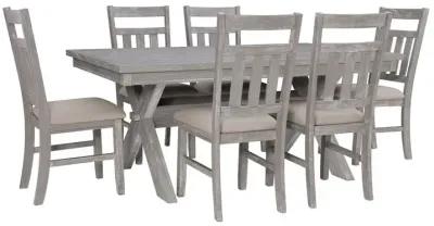 Powell Turino Weathered Grey 7-Piece Dining Set