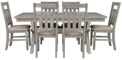 Powell Turino Weathered Grey 7-Piece Dining Set