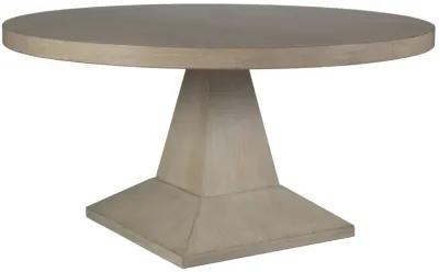 Artistica Home by Lexington Cohesion Program Chronicle 60 Inch Round Wood Dining Table White Washed