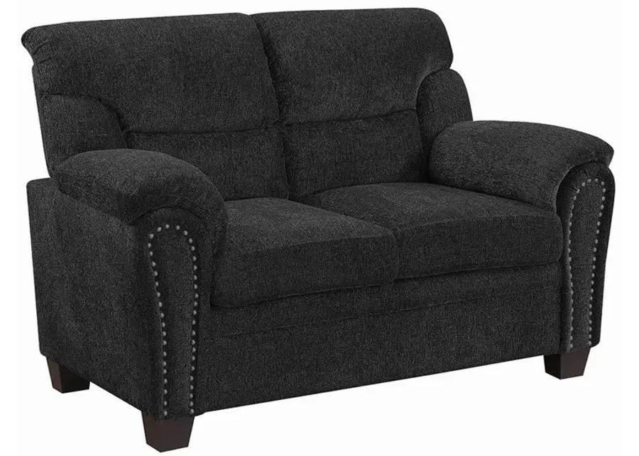 CLEMENTINE LOVESEAT GRAPHITE BROWN