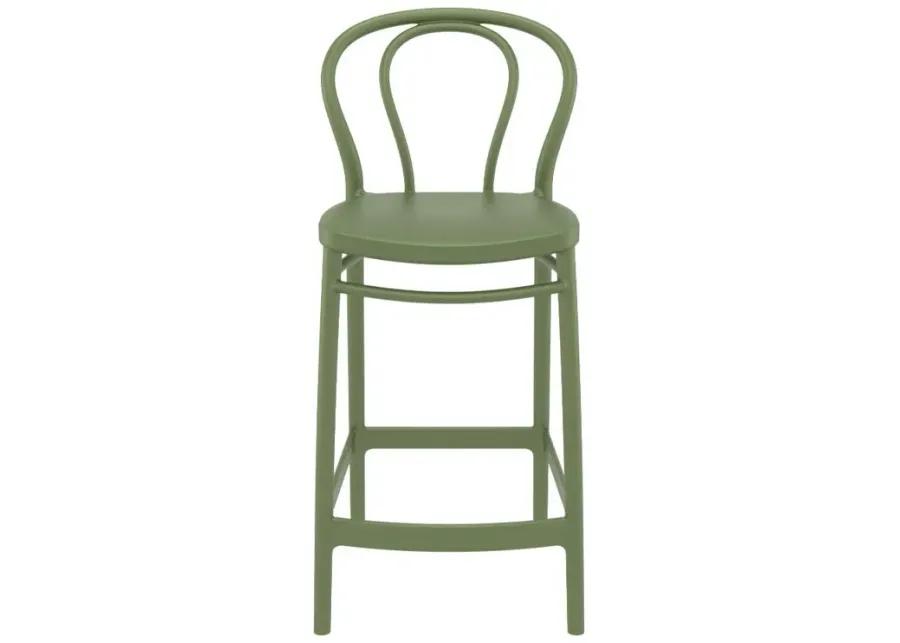 VICTOR COUNTER STOOL OLIVE GREEN