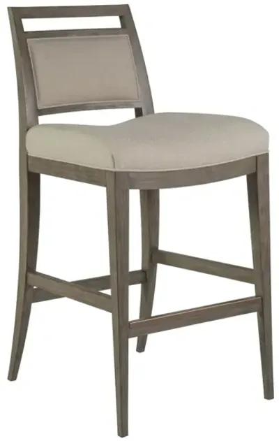 Artistica Home by Lexington Cohesion Program Nico 30.5 Inch Upholstered Wood Bar Stool Light Brown/Beige