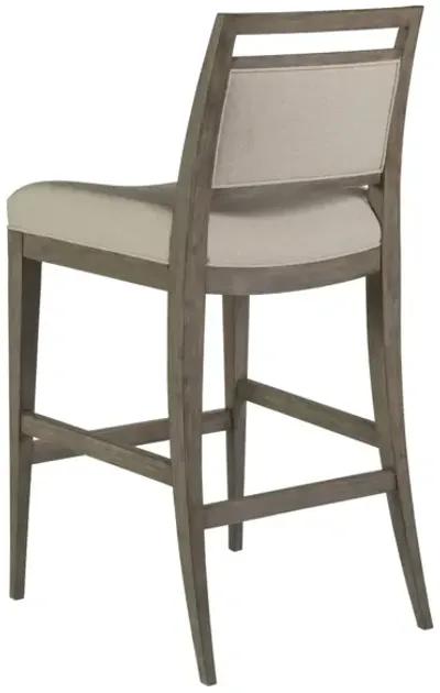 Artistica Home by Lexington Cohesion Program Nico 30.5 Inch Upholstered Wood Bar Stool Light Brown/Beige