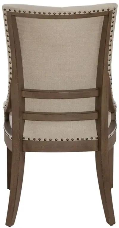 Liberty Furniture Americana Farmhouse Beige/Dusty Taupe Shelter Side Chair