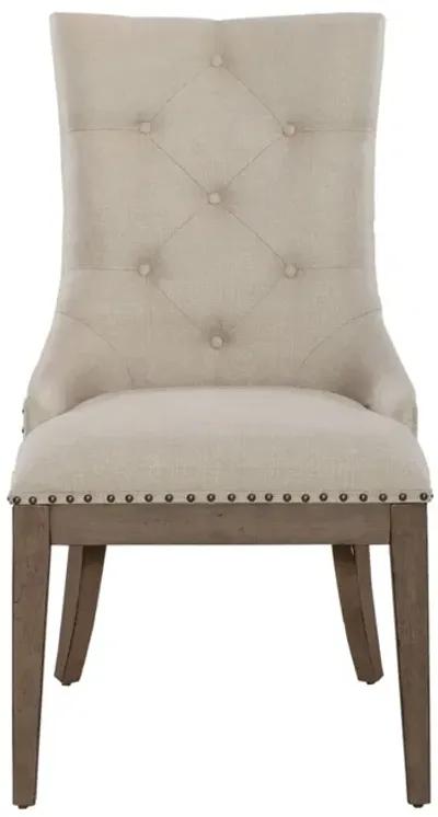 Liberty Furniture Americana Farmhouse Beige/Dusty Taupe Shelter Side Chair