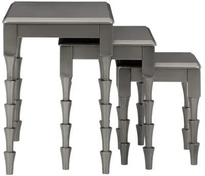 Ashley Larkendale Accent Table Set Metallic Gray