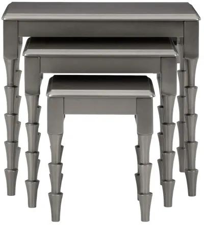 Ashley Larkendale Accent Table Set Metallic Gray