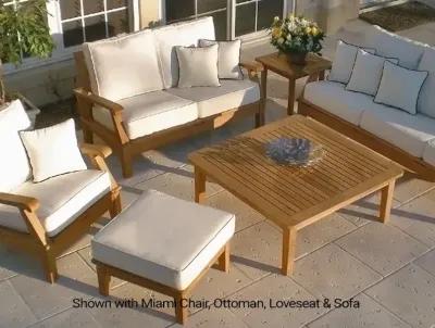 Royal Teak Miami Outdoor Square Sofa Table