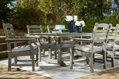 VISOLA OUTDOOR DINING TABLE GRAY SIGNATURE DESIGN