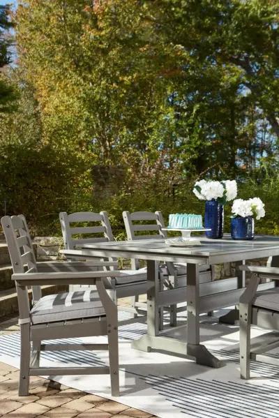 VISOLA OUTDOOR DINING TABLE GRAY SIGNATURE DESIGN